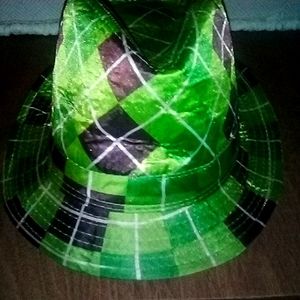 Bucket Hat Fedora Style Plaid